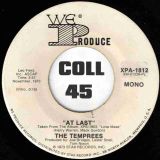 The Temprees – At Last STEREO b/w MONO Version – We Produce DJ 7″