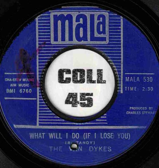 The Van Dykes - What Will I Do (If I Lose You) b/w I've Got To Go On Without You - Mala 7"