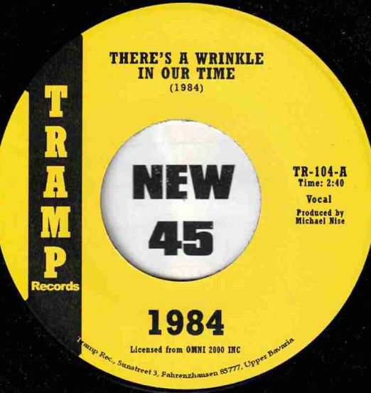 1984 - There's A Wrinkle In Our Time b/w Theme - Tramp GER 7"