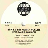 Ernie & The Family McKone Feat. Laura Jackson – Make It Alright b/w Make A Move On Me – Boogie Back UK 7″ Cream Vinyl