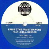Ernie & The Family McKone Feat. Laura Jackson – That Girl b/w Wish You Were Here – Boogie Back UK 7″ Blue Vinyl