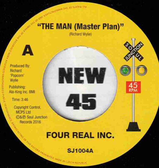 For Real Inc. - The Man (Master Plan) b/w Larry Wright - It's Okay With Me - Soul Junction UK 7"