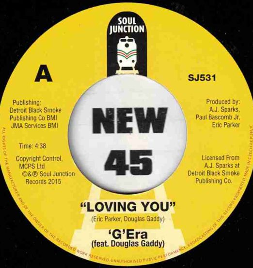 'G' Era - Loving You b/w Making Love - Soul Junction UK 7"