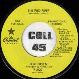 Jon Lucien – The Pied Piper b/w Country Boy In The Great Big City – Capitol DJ 7″