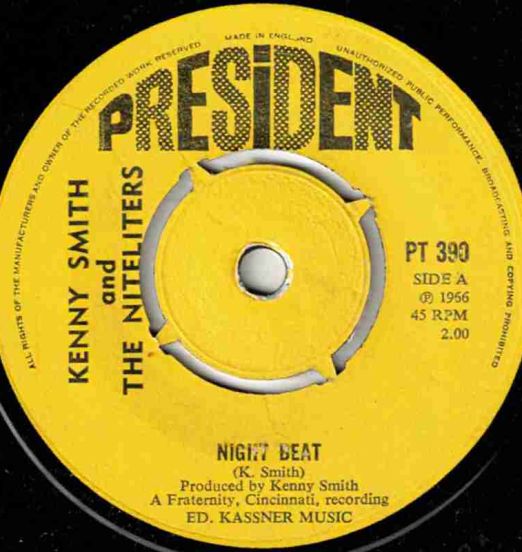 Kenny Smith And The Niteliters - Night Beat b/w Let's Try Again - President UK 7"