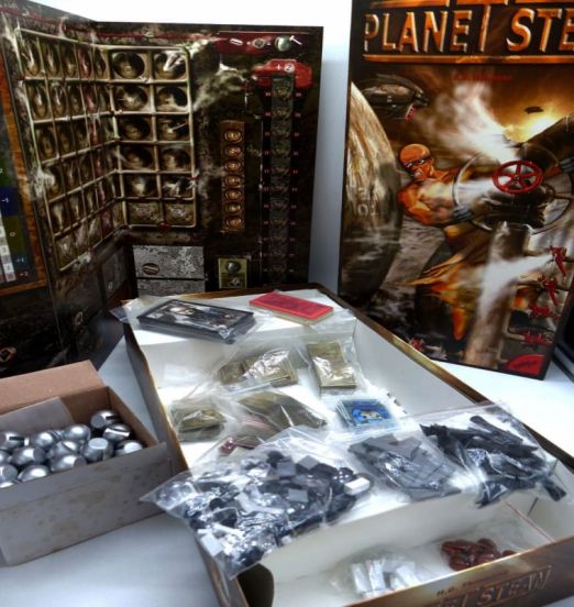 Planet Steam - Vintage Game - Ludo Art GER Game