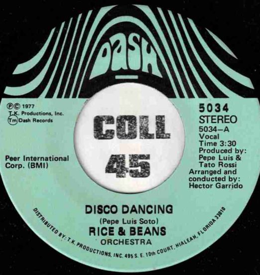 Rice & Beans Orchestra - Disco Dancing b/w Catano Ferry - Dash 7"