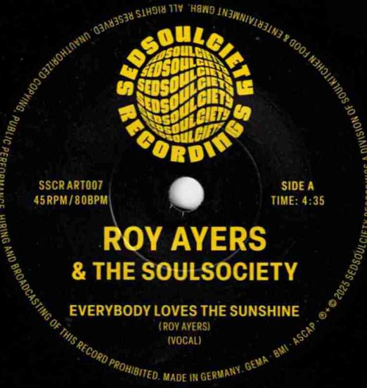 RoyAyers&TheSoulSociety-EverybodyLovesTheSunshine(Vocal)EverybodyLovesTheSunshine(Instrumental)-SedsoulcietyGER45LABELA01