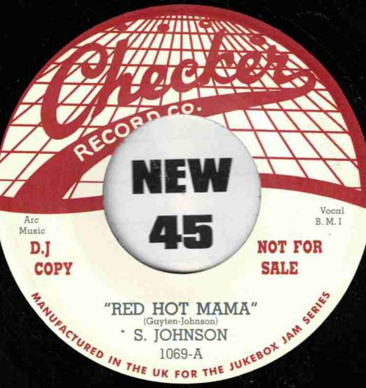S. Johnson - Red Hot Mama b/w Don't You Worry - Jukebox Jam UK 7"