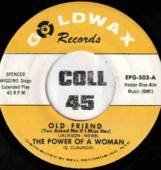 Spencer Wiggins - Spencer Wiggins Sings - Goldwax EP 7"