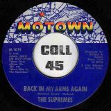The Supremes – Back In My Arms Again b/w Whisper You Love Me Boy – Motown 7″