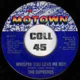 The Supremes – Back In My Arms Again b/w Whisper You Love Me Boy – Motown 7″
