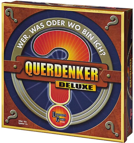 Querdenker Deluxe - Wer, Was oder Wo bin ich? - University Games GER Still Sealed Game
