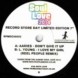 Aaries & L. Young – Don’t Give It Up b/w I Love My Girl – Reel People Music 7″