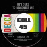 Brenda Lee – He’s Sure To Remember Me b/w When You Loved Me – Decca 7″
