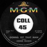 Connie Francis – Second Hand Love b/w Gonna Git That Man – MGM 7″