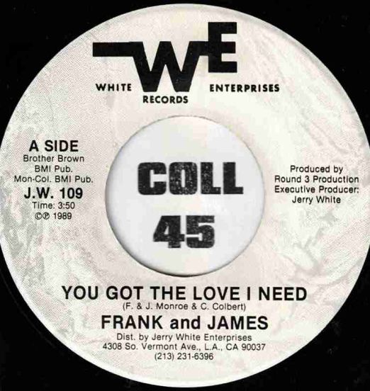 FrankAndJames-YouGotTheLoveINeedLABELA