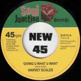 Harvey Scales – Giving U What U Want b/w I’d Be A Fool (To Fool Around) – Soul Junction UK 7″