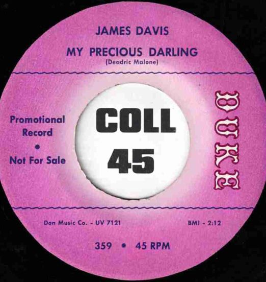 JamesDavis-MyPreciousDarling-Duke45LABELB01