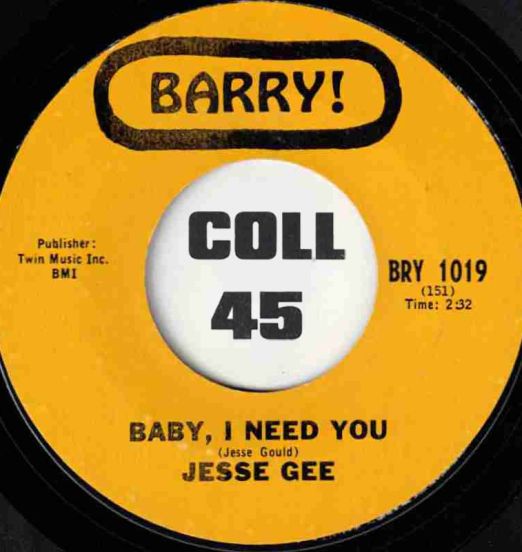 JesseGee-BabyINeedYou-Barry45LABELB01