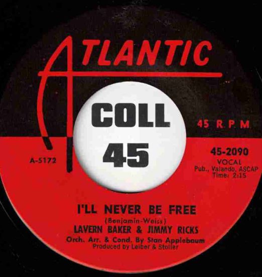 LaVernBaker&JimmyRicks-IllNeverBeFree-Atlantic45LABELB01