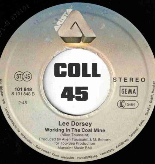 LeeDorsey-WorkingInTheCoalMine-AristaGER45LABELB01