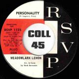 Meadowlark Lemon – Personality b/w Shoot-A-Basket – RSVP 7″
