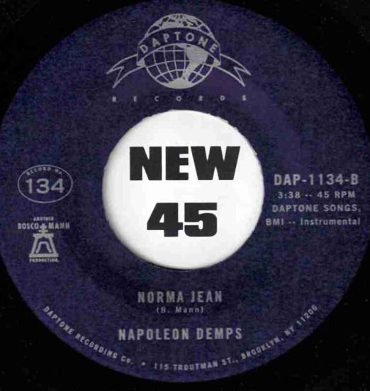 NapoleonDemps-NormaJeanInstrumental-Daptone45LABELB01