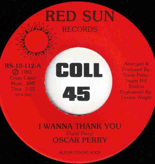 OscarPerry-IWannaThankYou-RedSun45LABELB01