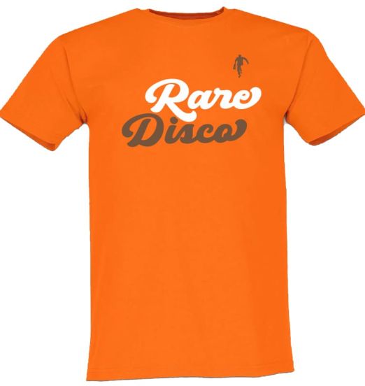 *COMING SOON!* Rare Disco Orange Shirt (Flock Print/2 Variations) - Record Shack Soulwear AT T-Shirt