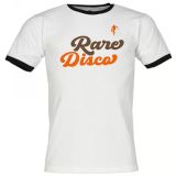 *COMING SOON!* Rare Disco White Shirt (Flock Print/2 Variations/Black Cuffs) – Record Shack Soulwear AT T-Shirt