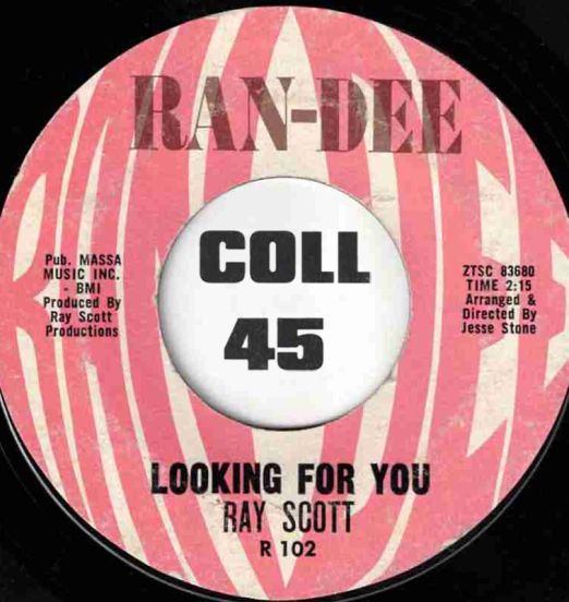 Ray Scott - Looking For You b/w Joy - Ran-Dee 7"