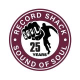 *JUST IN!* Record Shack 25th Anniversary Logo White/Navy Shirt (2 Colours) contrast Cuffs – Record Shack Soulwear AT T-Shirt