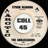 The Ambassadors – Storm Warning b/w I Dig You Baby – Arctic DJ 7″