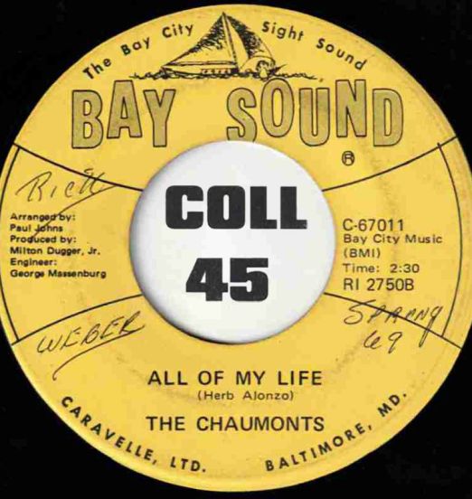 TheChaumonts-AllOfMyLife-BaySound45LABELB01