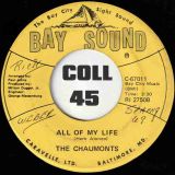 The Chaumonts – When You Love Someone b/w All Of My Life – Bay Sound 7″