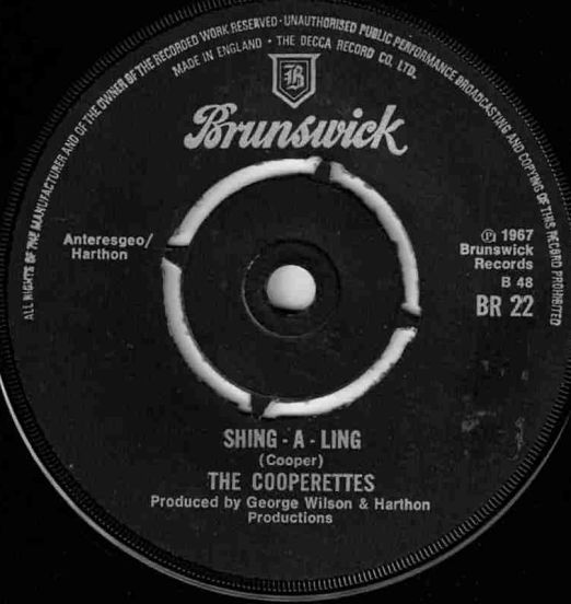 The Cooperettes - Shing - A - Ling b/w Don't Trust Him - Brunswick UK 7"