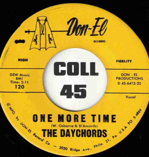 The Daychords - One More Time b/w Too Bad - Don-El 7"