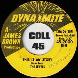 The Jewels – Papa Left Mama Holding The Bag b/w This Is My Story – Dynamite 7″