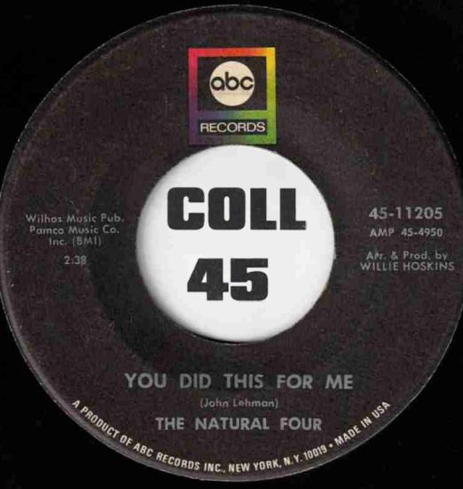 TheNaturalFour-YouDidThisForMe-ABC45LABELB01