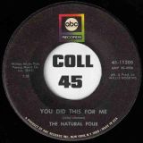 The Natural Four – Why Should We Stop Now b/w You Did This For Me – ABC 7″ VG
