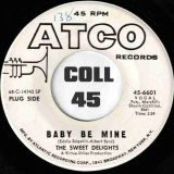 The Sweet Delights & The Delights Orchestra – Baby Be Mine b/w Paul’s Midnight Ride – ATCO DJ 7″