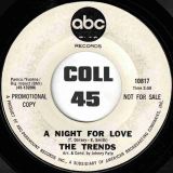 The Trends – Gonna Have To Show You b/w A Night For Love – ABC-Paramount DJ 7″