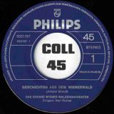 Johann Strauß & Das Grosse Wiener Walzerorchester – Geschichten Aus Dem Wienerwald b/w Kaiser Walzer – Philips AT 7″