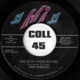 Ann Peebles – I Can’t Stand The Rain b/w I’ve Been There Before – Hi 7″