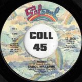 Carol Williams – More b/w More Of More (Disco Version) – Salsoul 7″