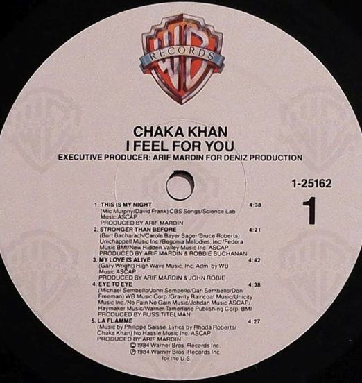ChakaKhan-IFeelForYou-WarnerBrosLPLABELA01