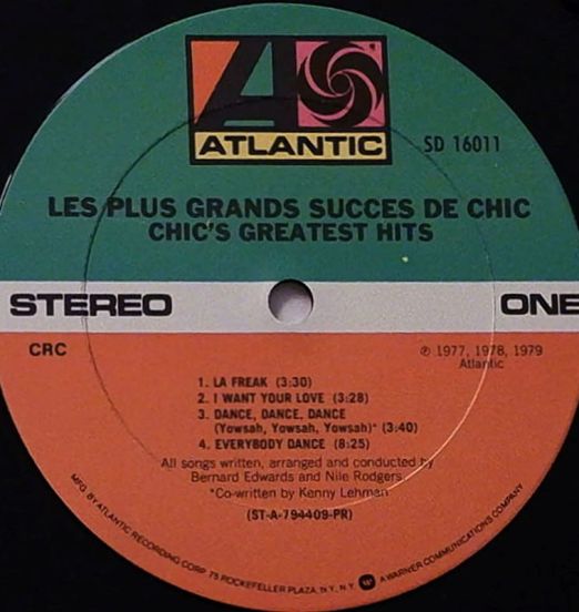 Chic-LesPlusGrandsSuccesDeChic(ChicsGreatest Hits)-AtlanticLPLABELA01