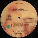 Geraldo Vespar E Orquestra – Brasil Romântico – Odeon BRA LP