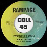 Joe Haywood – Let’s Walk Together b/w I Would If I Could – Rampage 7″